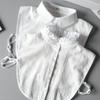 Women's Versatile Ruffled Stand Collar Fake Collar Stylish Accessory for Autumn Winter Sweaters Hoodies and Shirts