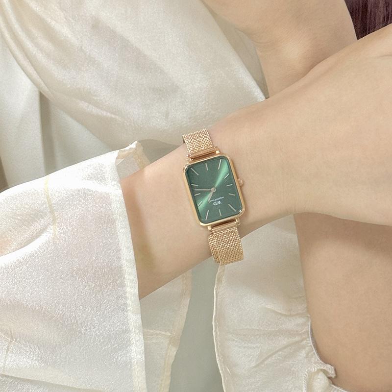Daniel Wellington European and American watches for women, watches, quartz movement, stainless steel strap, 20*26mm, white dial, women's DW00100431