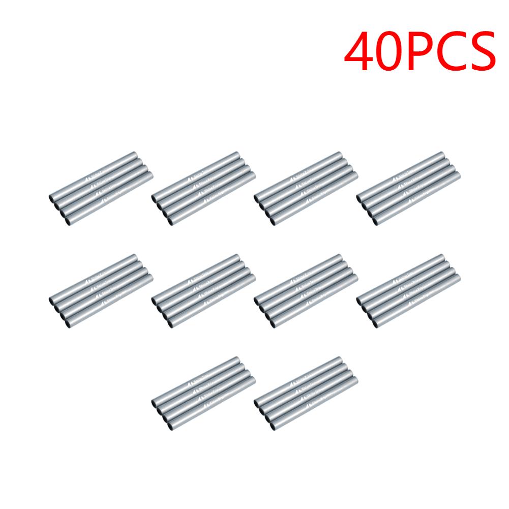 8-40PCS Tent Tube Aluminum Alloy Tent Emergency Tube Lengthen 13cm Lightweight Repair for Hiking Awning Kit Tent Accessories