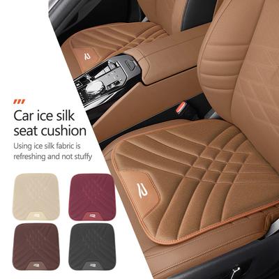 Ice Silk Car Rear Front Seat Backrest Cushion Non-Slip Pad For Volkswagen VW GTI Tiguan Passat B5 B6 B7 CC Jetta MK5 MK6 Polo Ws9
