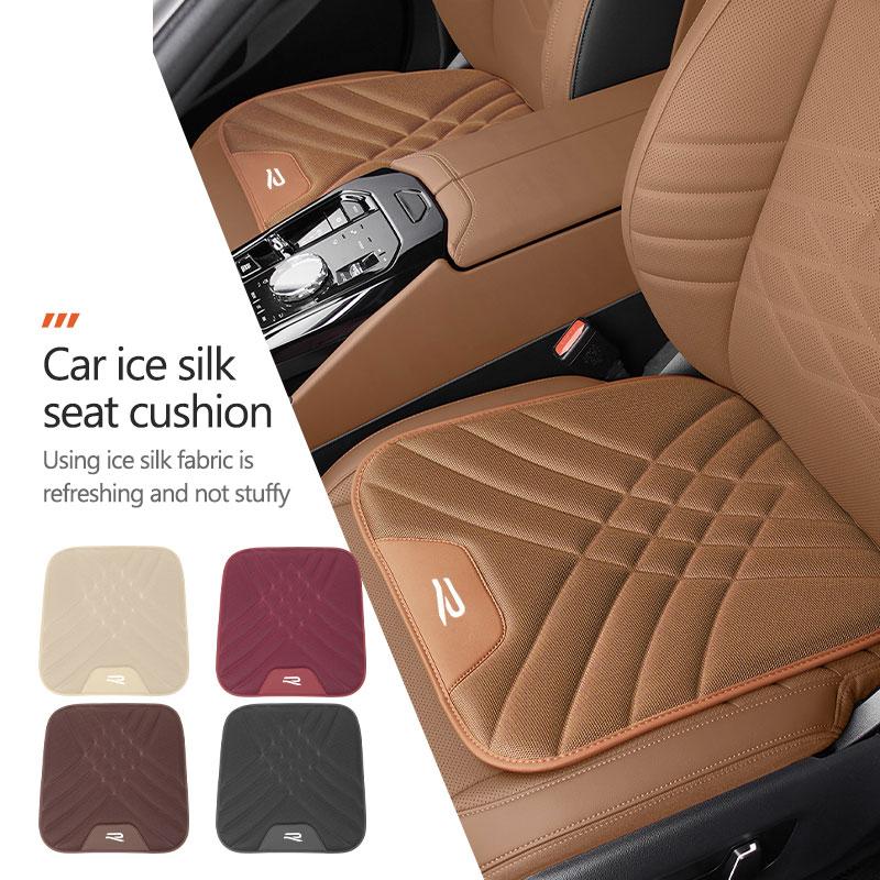 Ice Silk Car Rear Front Seat Backrest Cushion Non-Slip Pad For Volkswagen VW GTI Tiguan Passat B5 B6 B7 CC Jetta MK5 MK6 Polo zj5