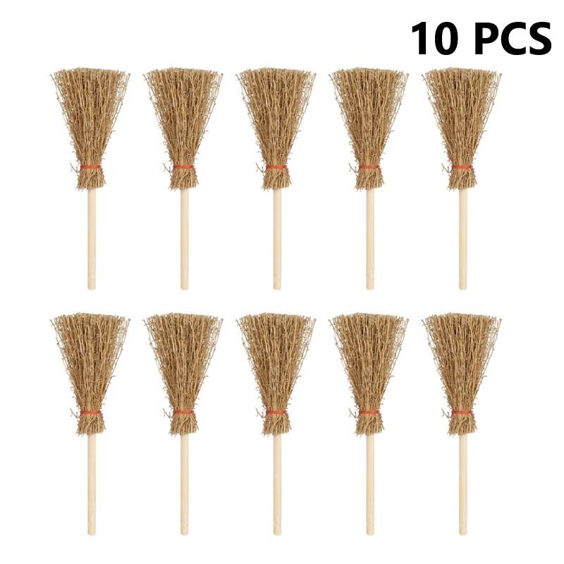 

10Pcs Mini Red Rope Straw Dollhouse Decor Micro Landscape Decorations Accessories