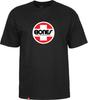 Powell Peralta OG BONES SWISS CIRCLE T-shirt Skateboard NOIR