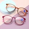 Reading Glasses for Men Women Vintage Anti Blue Light Presbyopic Eyeglasses Round Full Frame Eyewear +1.0+1.5+2.0+2.5 +4.0