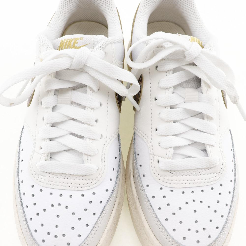 Nike Court Vision Alta Sneakers DO2791-100 Leopard White Synthetic leather/leather/Synthetic Fiber Leopard Women Used