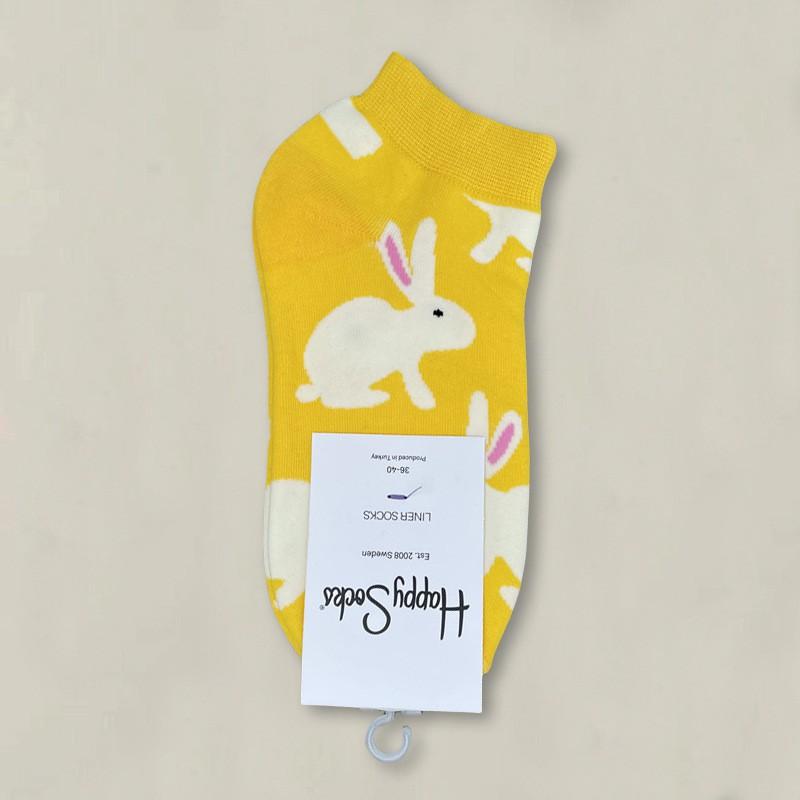 Happy Socks Womens Ankle Cartoon Cute Cotton Low Cut Colorful Casual