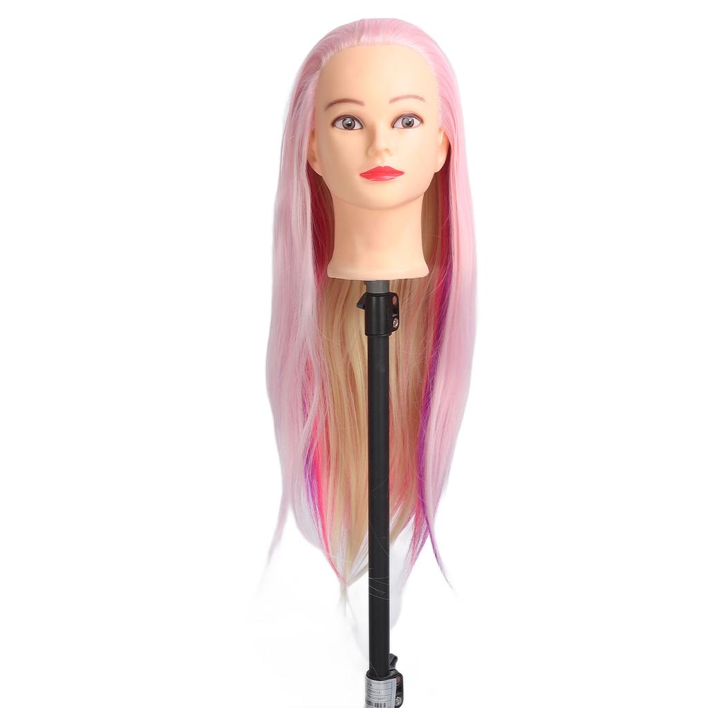Hair Training Doll Head Hairdresser Cosmetology Manikin Practice Mannequin 4 Colors