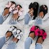 Chic And Comfortable Women Ladies Flat Slip On Sliders Slippers With Bow Accent
