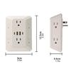 Outlet Surges Protector Extender Outlet Splitter With 6 Outlets 2 USB Ports 2 USB C Ports Small Power Strip For Home Travel