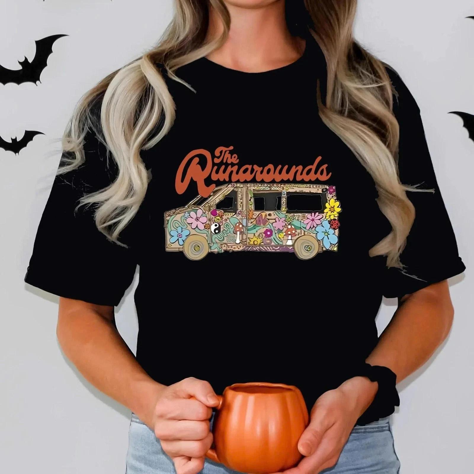 The Runarounds Script Black Cotton All size S-5XL T-shirt HL866 XL