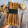 Leather Grimoire Journal - Moon Phases Print, Blank Spell Book, Book of Shadows, Unique Leather Gifts for Him