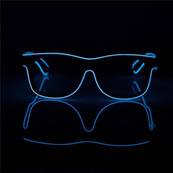Buy Improved LED EL Wire Glasses Glow Sunglasses Eyewear Shades DJ
