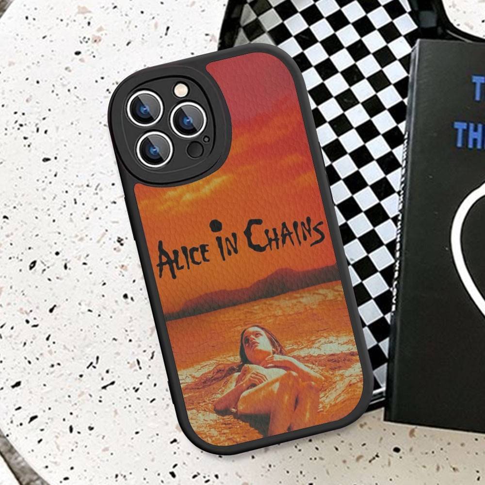 

Band A-Alice In C-Chains Phone Case Hard Leather For IPhone 16 15 14 13 12 Mini 11 14 Pro Max Xs X Xr 7 8 Plus Fundas iphone 11