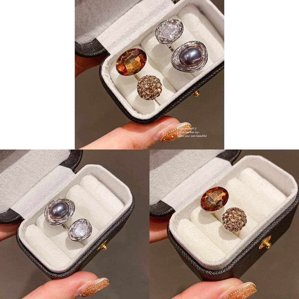 Oval Pattern Pearl Jewelry Ring For Elegant Women Gift Or Daily Wear