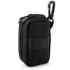 Greenlife golf ball case holds 2 balls stores 4 tees includes carabiner belt compatible lightweight pouch black.