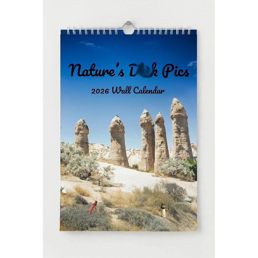 Funny 2026 Medieval Dick Pics Calendar - Pic Wall Calendar - Perfect Prank Gag Gift for Home Decor Office