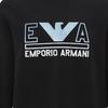 Emporio Armani Ss23 Logo Print Pullover Sweatshirt Men Sweatshirt Black 3R1MBT-1JHSZ-09K4