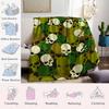 Camouflage Skull Flannel Blanket Warm Soft Halloween Christmas Couch Warm Cozy Decorative Decor Gift for All Season