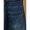 Basic House Women's High-Waist Straight Wide-Leg Jeans
