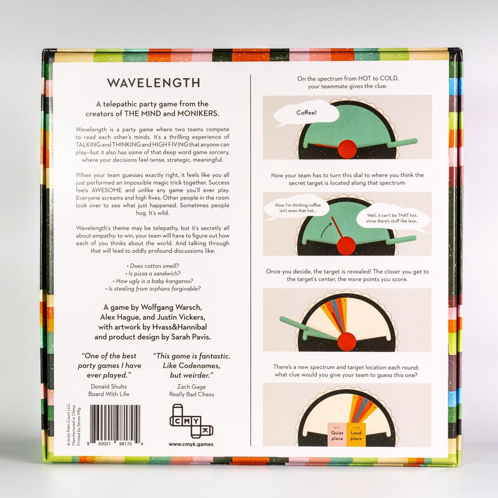 CMYK Asmodee Wavelength Board Game