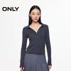 Damen V-Ausschnitt Schlank gestrickter Pullover