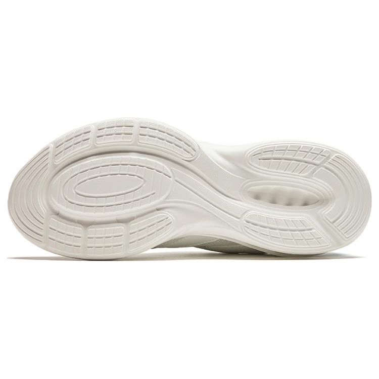 Anta Lightweight Slip-Resistant Durable Low-Top Running Shoes Men Sneakers White Green 912415525-2