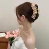 Luxury Flower Claw Clip for Women 2024: Gentle Half-Up and Updo Shark Hair Clip