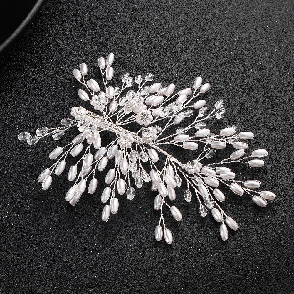 Korean Version of Handmade Long Pearl Bridal Hairpins, International Station Bridal Hair Accessories, Pearl Hairpins Goods