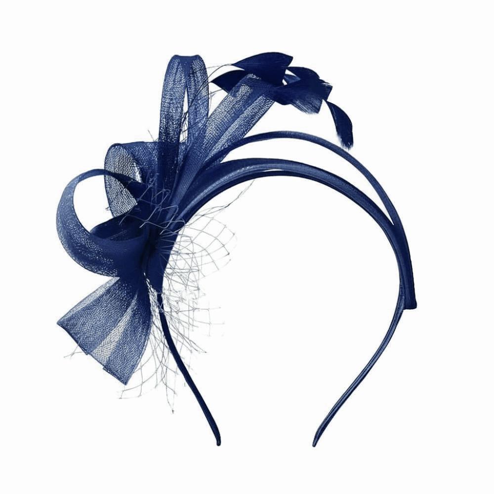Haarschmuck Feder Netz Stirnband Einfarbige Vintage Elegante Fascinator Haarreif Kopfbedeckung Kreativ