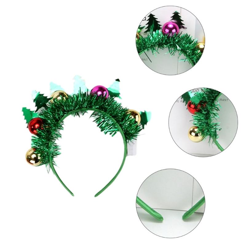 Weihnachtsthema Haarband Feiertagsfrisur Cosplay-Kostüm Weihnachtsfeier Requisite Neujahrsfest Kopfbedeckungs-Accessoires