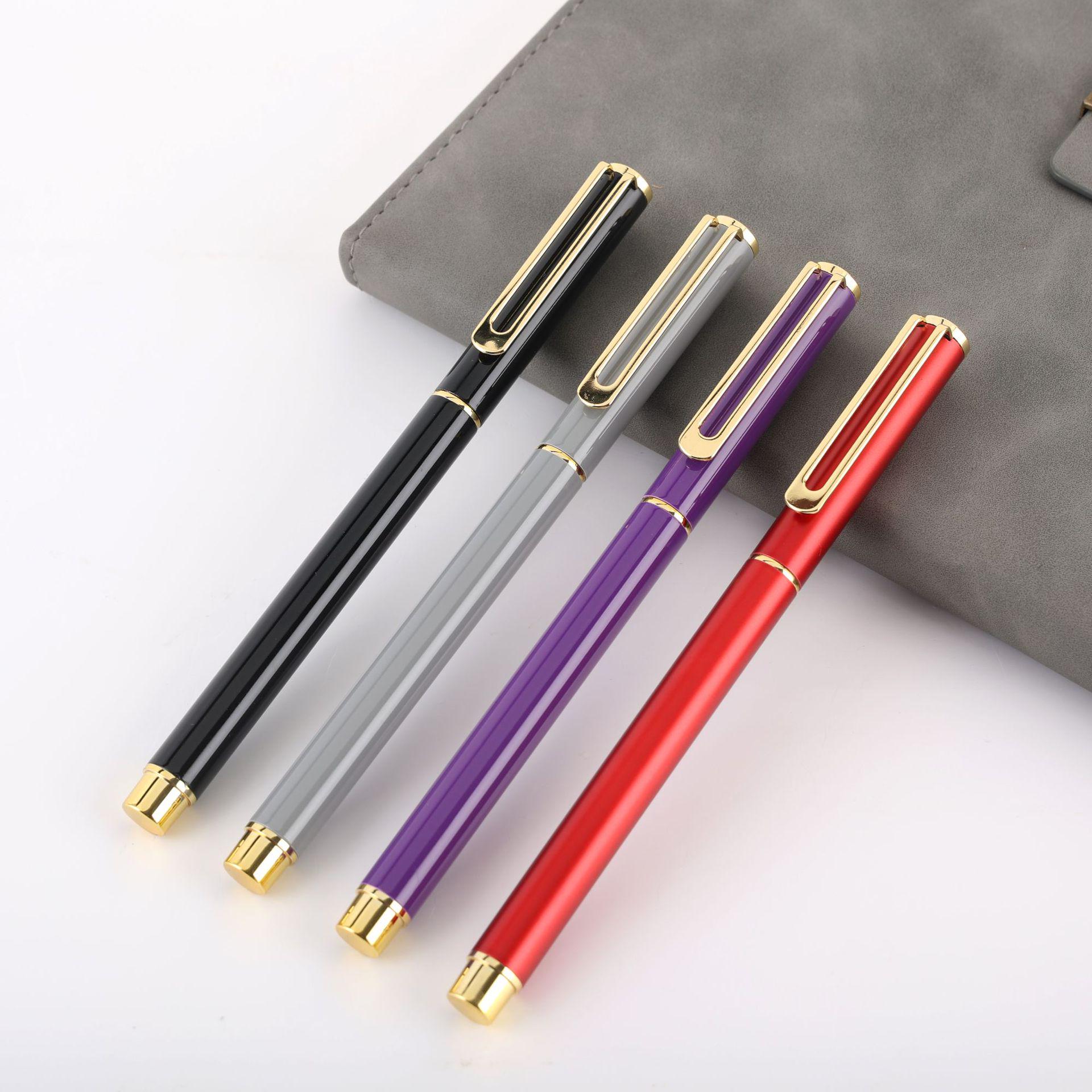 

Ручка кулькова чорна з індивідуальним гравіюванням - Бізнес-подарунок та Металева ручка для підпису сірий колір