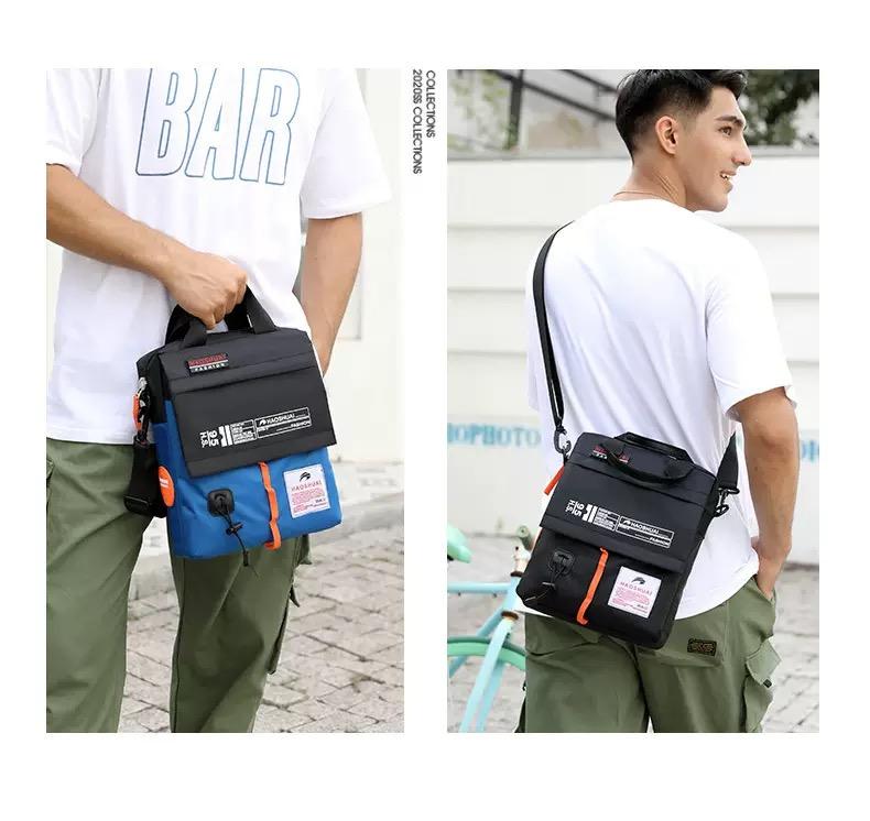 2025 Neue Marke Herren Umhängetasche Hohe Qualität Jungen Umhängetasche Leichte Herren Messenger Bag Nylon Herren Business Handtaschen Kann A4 laden