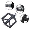 Nylon fiber bicycle pedals with sealed large surface for road mountain and BMX left and right set bearings, area, non-slip, bikes, bikes, (9/16"),