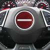 Red Carbon Fiber Car Steering Wheel Central Cover Sticker For Camaro 2016 17 18