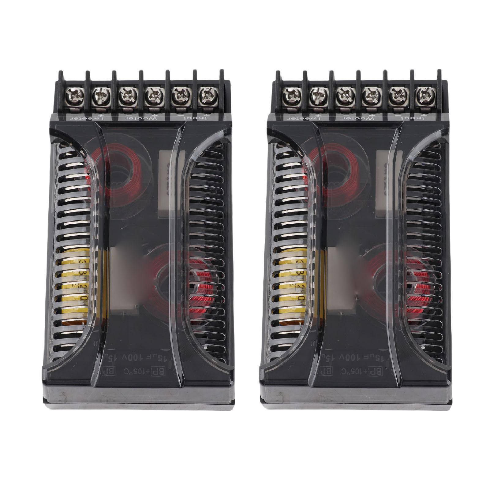 2-полосный динамик Частотный делитель 2-полосный Автомобильный аудио кроссовер Защита от перегрузки Разумная схема подключения для автомобилей