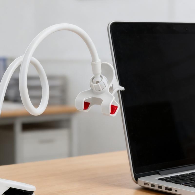 Lightweight Portable Adjustable Double Clamp Rod Stand for Easy Setups of Camera Lighting and Microphone Support