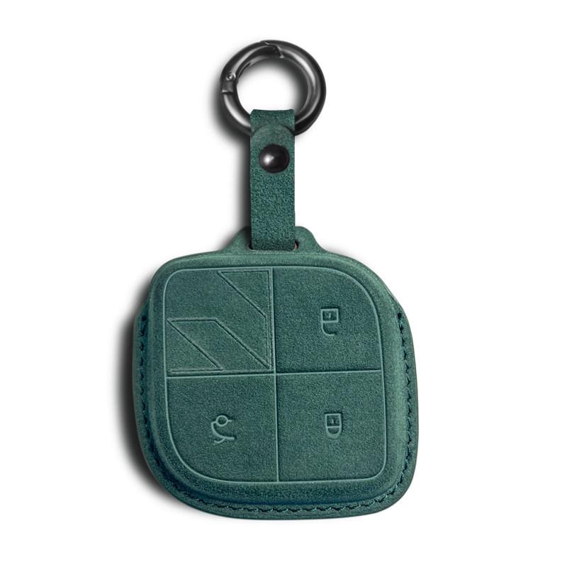 Lynk & Co 08 Pro Key Cover: Suede Protective Shell with Buckle for Interior Accessory Modification.