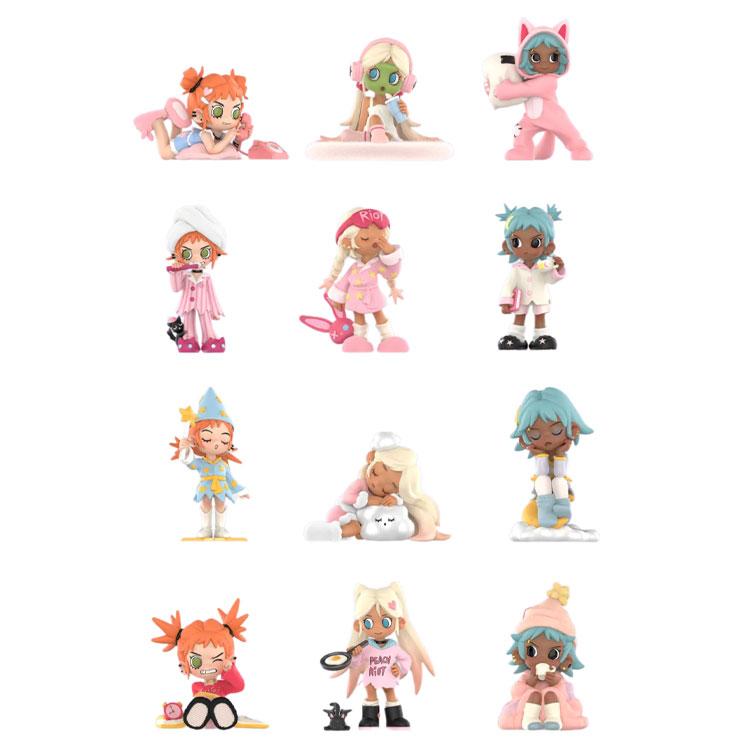 New POP MART Poppy Frankie Gigi Lil Peach Riot Blind Box Single Box/Whole Set 12 Pcs PPMT-2508-0088