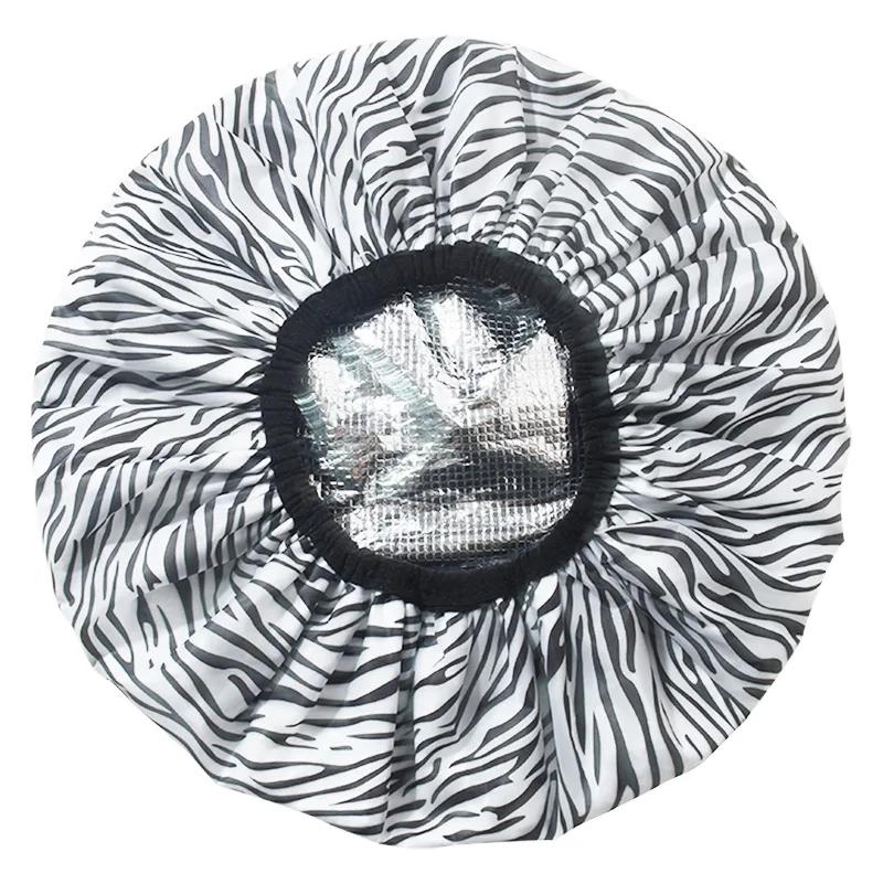 1PC Self-heating Tin Foil Hat Thickened Heating Steam Hair Mask Cap Portable Hair Salon Smooth Hair Oil Baking Cap