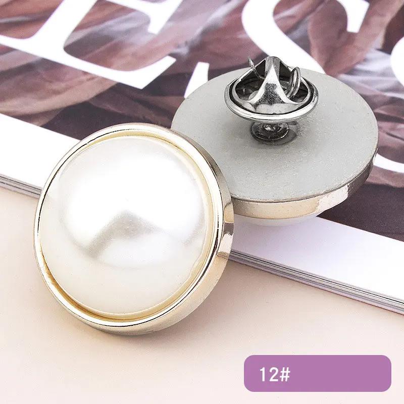 5Pcs No Sew Button Pins Cover Up Buttons Women Shirt Brooch Buttons Detachable Buttons Pins For Clothes Shirt Sweater Decor