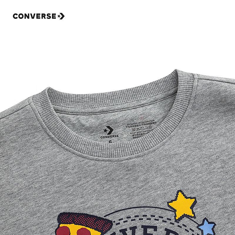 Converse Unisex Kids' Playful Print Fleece Sweatshirt