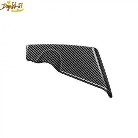 For KIA EV6 -22 ABS Carbon Fiber Pattern Center Console Frame Trim Cover