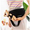 Canvas Bag Women's Cute Student Chest Bag Single Shoulder Crossbody Bag