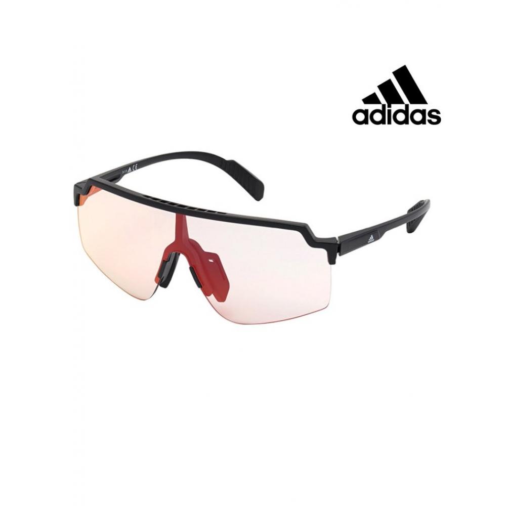 

Adidas Спортивні сонцезахисні окуляри Sp0018 01c з хроматичними дзеркальними лінзами