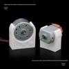 Versatile White Vertical Motor Bracket: Plastic Mounting Base for 130/300/370 Motors.