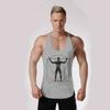Men's Sleeveless Vest Workout Pattern O Neck Outdoor Street Sports Clothing Athletic Casual Breathable Quick Dry Unisex Tank Top