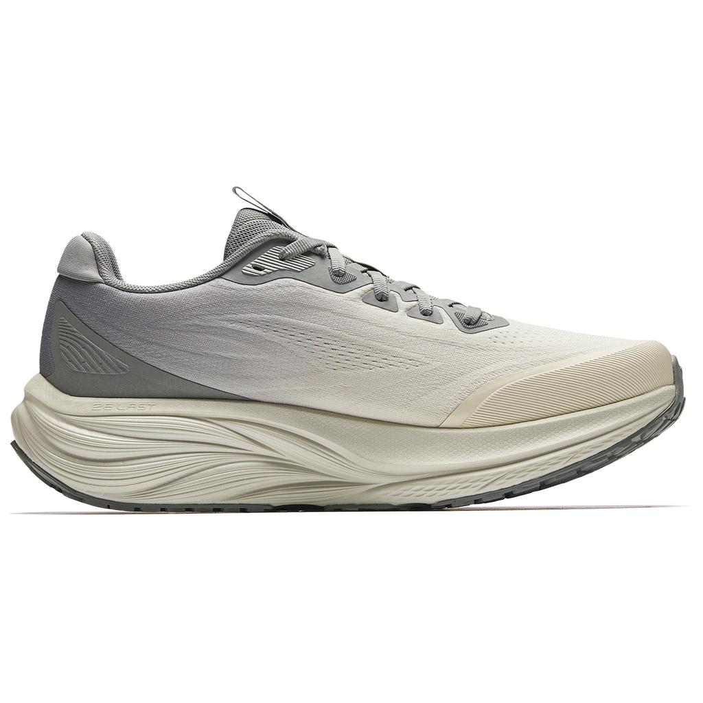 New Anta Cushioning Anti-Slip Wear-Resistant Breathable Height Increasing Low-Top Casual Running Shoes Men's Greige 912515510-9