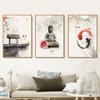 Decorative Painting Buddha Statue Wall Painting Living Room Hanging Painting Chinese Style Art Paintings Wall Art Canvas