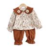 Set casual a maniche lunghe per bambini, comodi outfit da indossare tutti i giorni