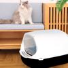 New Fully Enclosed Cat Litter Box With Shovel Pet Litter Box Large Capacity Cat Toilet Litter Box Closed Sandbox Pets Supplies